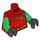 LEGO Red Robin with Green Legs and Red Mask Minifig Torso (973 / 76382)