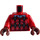 LEGO Rot Ron Barney Minifigur Torso (973 / 76382)