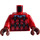 LEGO Red Ron Barney Minifig Torso (973 / 76382)