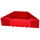 LEGO rouge Roof 16 x 4 x 5 avec Charnière Stubs (45405)
