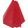 LEGO Rosso Tetto 4 x 8 x 6 Metà Piramide (6121)