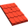 LEGO rouge Roof Pente 4 x 6 avec Haut Trou