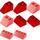 LEGO rouge Roof Tiles 10163