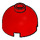 LEGO Red Round Brick 2 x 2 Dome Top (Undetermined Stud - To be deleted) with Eyes Squinting and F1 Helmet (70626)