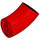 LEGO Rouge Rond Brique avec Elbow (Plus long) (5489)