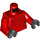 LEGO Rojo Royal Guardia Torso (973 / 76382)