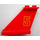 LEGO Rood Roer 1 x 3 x 4 met &#039;5&#039; (Links) Sticker (2340)