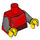 LEGO rot Samurai Minifig Torso (973 / 88585)