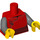 LEGO Red Samurai Minifig Torso (973 / 88585)