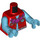 LEGO Rojo Sandy Minifigura Torso (973 / 76382)