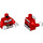 LEGO rouge Santa avec Candy Cane Minifig Torse (973 / 76382)