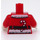 LEGO rouge Santa avec Candy Cane Minifig Torse (973 / 76382)