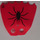 LEGO Red Scalloped Cape with Spider (71351)