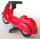 LEGO Rojo Scooter with Flat Silver Stand and Handlebars