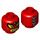 LEGO rouge Scorpion Luchadora Minifigure Diriger (Goujon solide encastré) (3626 / 82675)