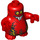 LEGO Rood Scurrier Body met 6 Tanden (24133)