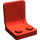 LEGO rouge Siège 2 x 2 sans marque de grappe de moulage dans le siège (4079)