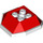 LEGO Rood Shell met Wit Onderkant (67013)