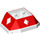 LEGO Rood Shell met Wit Spikes (67931)