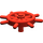 LEGO rouge Ship Roue avec broche sans encoche (4790 / 52395)