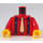 LEGO Red Shirt Torso with Tie and Suspenders (973 / 76382)