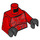 LEGO Rood Sith Trooper met Rood Pantser Minifiguur Torso (973 / 76382)