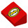 LEGO Rouge Pente 1 x 2 (31°) avec Flash symbol dans Jaune  (26087 / 85984)