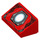 LEGO rot Steigung 1 x 2 (31°) mit Iron man Blau Herz Panel armour (66609 / 85984)