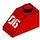 LEGO rouge Pente 1 x 2 (45°) avec &#039;06&#039; (3040 / 105753)