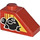 LEGO Red Slope 1 x 2 (45°) with Turtle (Right) Sticker (3040)