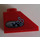LEGO Rood Helling 1 x 2 (45°) met Vent en Bubbles Sticker (3040)