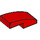 LEGO rouge Pente 1 x 2 Incurvé (3593 / 11477)