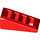 LEGO rouge Pente 1 x 2 x 0.7 (18°) avec Grille (61409)