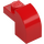 LEGO Red Slope 1 x 2 x 1.3 Curved with Plate (6091 / 32807)