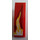 LEGO rouge Pente 1 x 3 Incurvé avec Droite Côté Flamme Autocollant (50950)