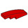 LEGO rouge Pente 1 x 4 Incurvé (11153 / 61678)