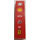 LEGO Red Slope 1 x 4 Curved with Shell, Alice, Bridgestone, Fiat and Ferrari logo Sticker (11153)