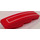 LEGO Red Slope 1 x 4 Curved with White Edging Sticker (11153)
