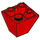 LEGO rouge Pente 2 x 2 (45°) Inversé (3676)