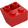 LEGO Rouge Pente 2 x 2 (45°) Inversé avec entretoise plate en dessous (3660)