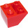 LEGO Rood Helling 2 x 2 (45°) Omgekeerd met platte afstandsring eronder (3660)