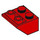 LEGO rouge Pente 2 x 2 (45°) Inversé avec Smiling Mouth avec entretoise plate en dessous (3660 / 95629)