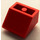 LEGO Rood Helling 2 x 2 (45°) Omgekeerd met massieve ronde buis aan de onderzijde