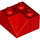 LEGO Red Slope 2 x 2 (45°) with Double Concave (Rough Surface) (3046 / 4723)