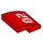 LEGO rouge Pente 2 x 2 Incurvé avec &#039;02&#039; (15068 / 105759)