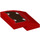 LEGO rot Steigung 2 x 2 Gebogen mit Zähne (15068 / 94803)
