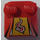 LEGO rouge Pente 2 x 2 x 0.7 Incurvé avec rouge Dragon sans extrémité incurvée (41855)