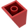 LEGO rouge Pente 2 x 2 x 2 (65°) avec tube inférieur (3678)