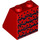 LEGO Red Slope 2 x 2 x 2 (65°) with Flamenco Ruffles with Bottom Tube (3678 / 99759)