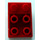 LEGO Red Slope 2 x 3 (25°) Inverted with &#039;GTX&#039; Sticker without Connections between Studs (3747)